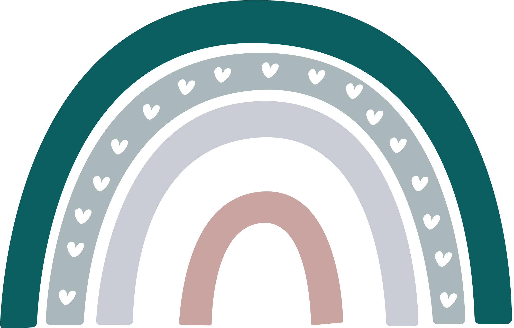 Free Boho Rainbow PNG